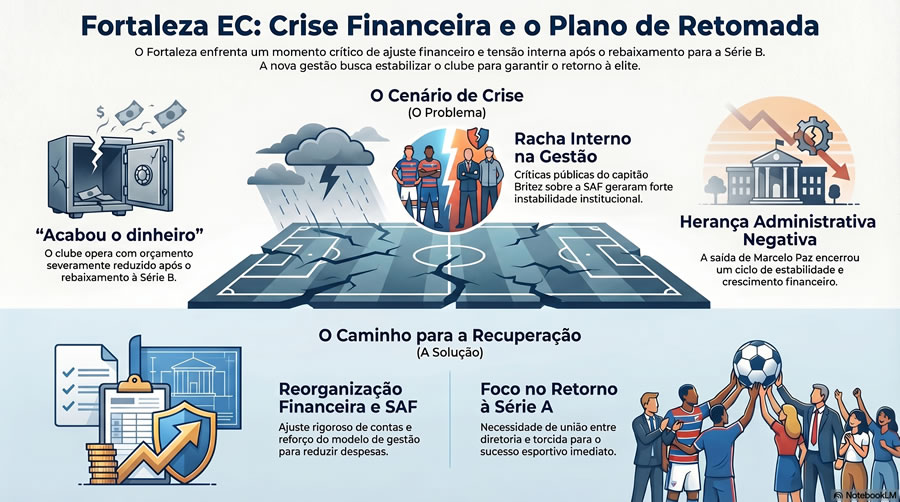 Crise financeira exposta: “acabou o dinheiro”